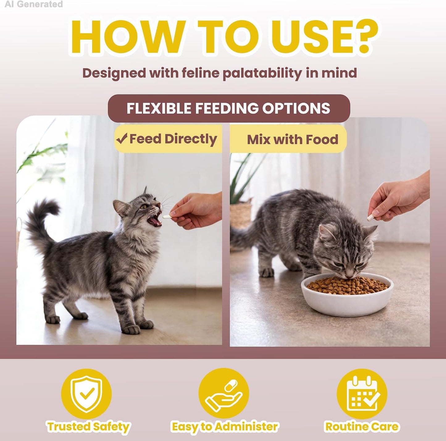 Netrca 24 tablets deworming solution for cats and kittens over six weeks