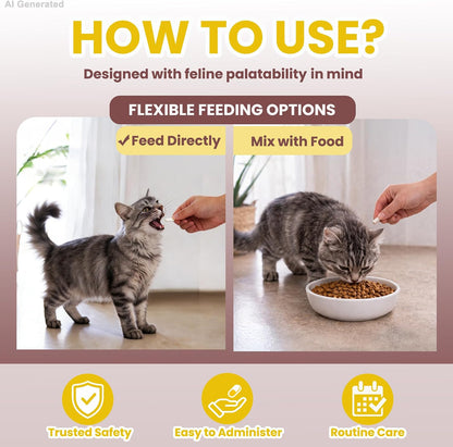 Netrca 24 tablets deworming solution for cats and kittens over six weeks