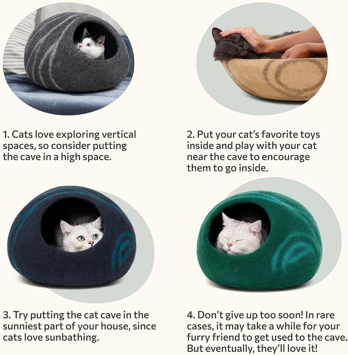 Medium size Meowfia cat house in modern living room