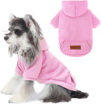 2 Pack Dog Hoodie Warm Hood Dog Sweater Cold Weather Small Dogs Sweatshirt Comfort Pet Clothes for Small Medium Dogs with Pockets Cats Chihuahua Clothes for Male Female Girl Boy Sporty Daily Wear - Image 13