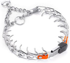 Herm Sprenger Chrome Plated Steel Dog Collar with Short Links and Quick Release ClicLock Buckle and Biothane Insert Made in Germany 20in x 3.0mm (Neck Size up to 16-17in) (Passionfruit Pink) - Image 9