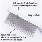 Piepea professional pet grooming tool removing mats and knots from fur
