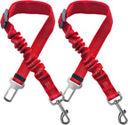 2 Dog Seatbelt Seat Belt Car Harness Leash Travel Accessories Bungee Anti Shock Pet Cat Adjustable Lead Clip Safety Seats Belts Black - Image 14