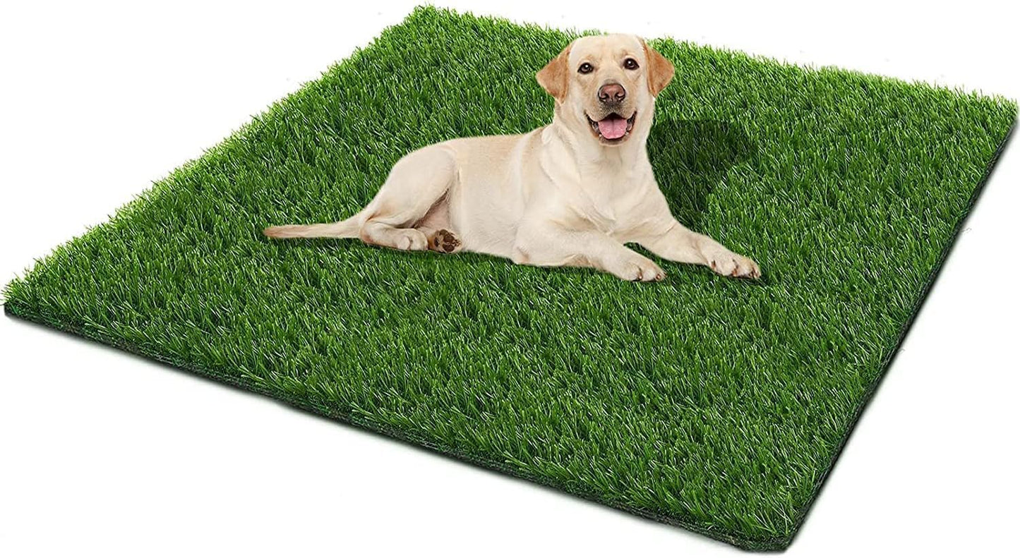 Dog Grass Pad,51.2x31.5In Fake Grass for Dogs,Artificial Grass Pee Pad for Puppies Potty Training Indoor Outdoor - Image 10