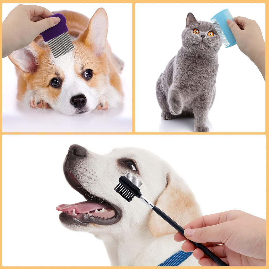 Ergonomic handles and premium metal pins of Kalamanda puppy grooming accessories