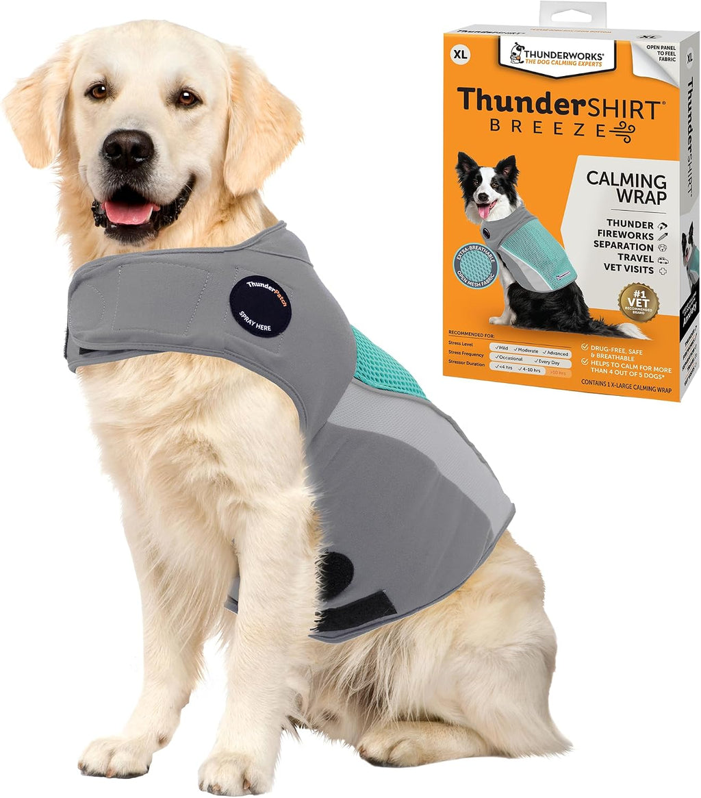 ThunderShirt Breeze for Dogs, Large, Sky Blue, Extra Breathable Mesh Fabric, Dog Anxiety Relief Vest for Every Day Stress & Calming During Thunder Storms and Fireworks - Image 15