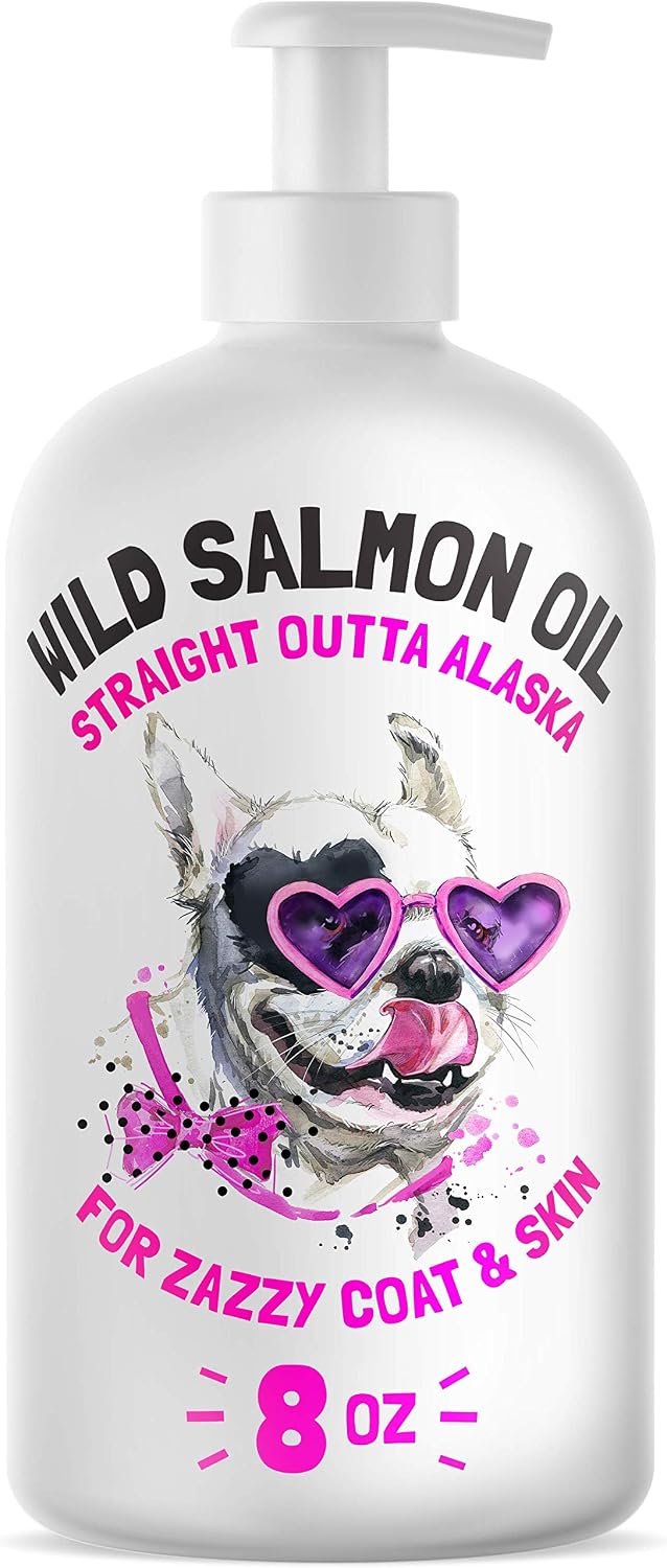 Wild Alaskan Salmon Oil for Dogs & Cats - Pure Fish Omega 3 6 9 Liquid EPA DHA Fatty Acids - Skin & Coat Supplement - Supports Joint Function, Brain, Eye, Immune & Heart Health - Made in USA 32 oz - Image 12