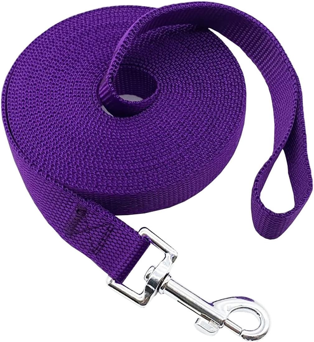 MANDAO black nylon leash for small medium large dogs width detail