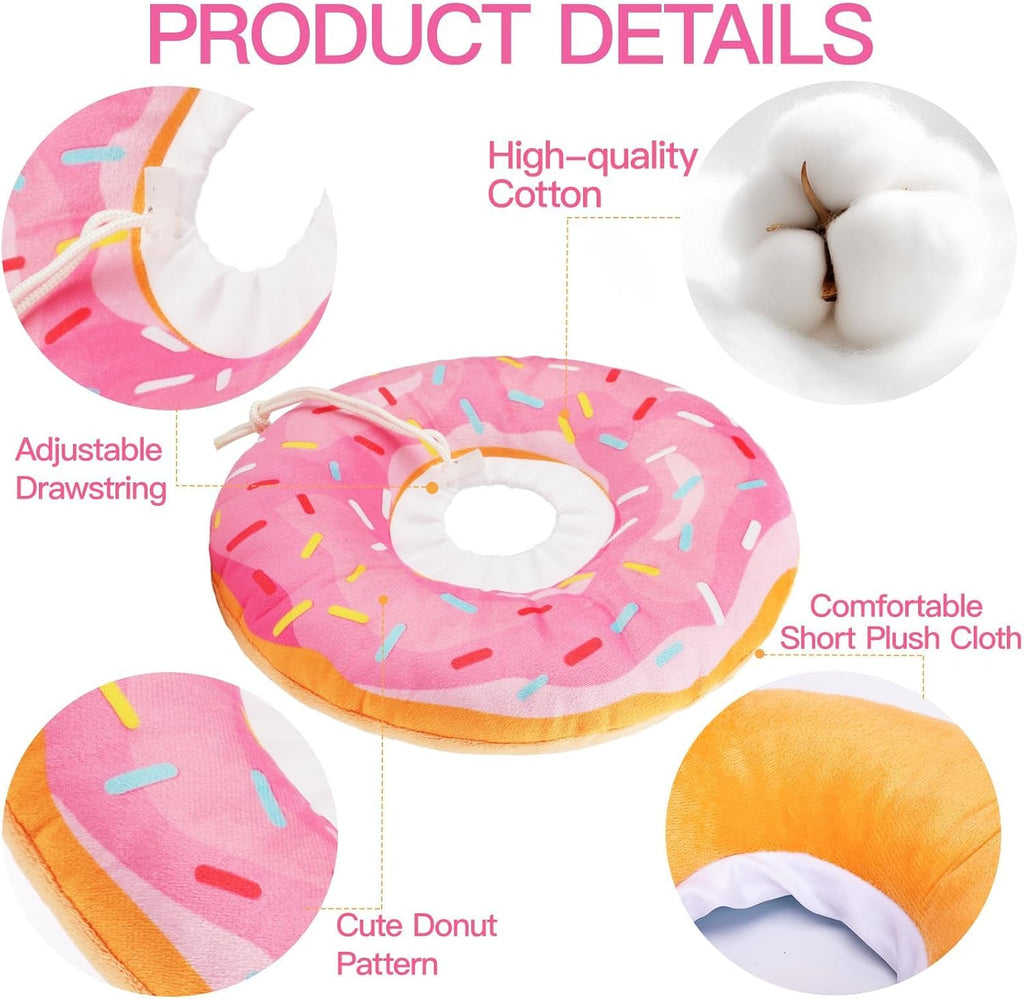 Small cat sleeping comfortably using the WONONE donut cone as a pillow