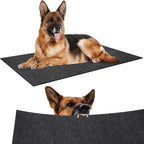 AIHSUMC Super Chew-Resistant Dog Crate Pad front view on floor