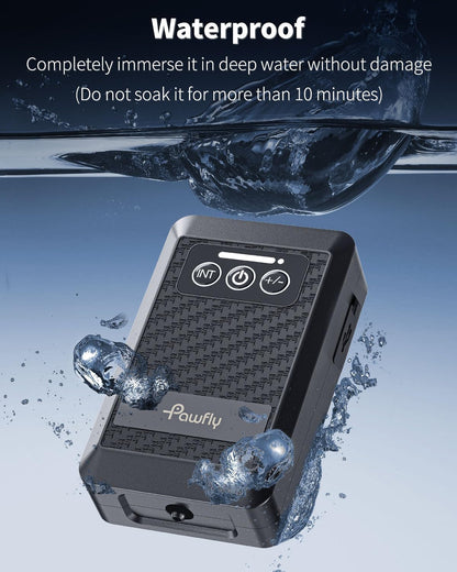 Pawfly live bait aerator showing digital control panel