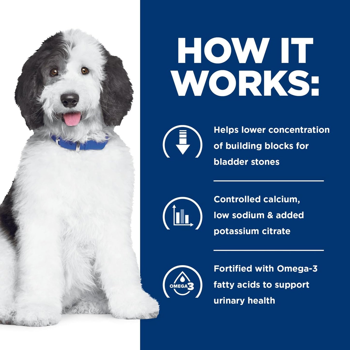 USA-imported Hill's Prescription Diet c/d Multicare canine stew pouch texture presentation.