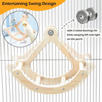 Jevnd bird toy showing built in metal bearing mechanism