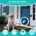 Smart wireless dog doorbell internal components and hardware durability details
