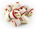 Premium rawhide bone with real chicken center for pets