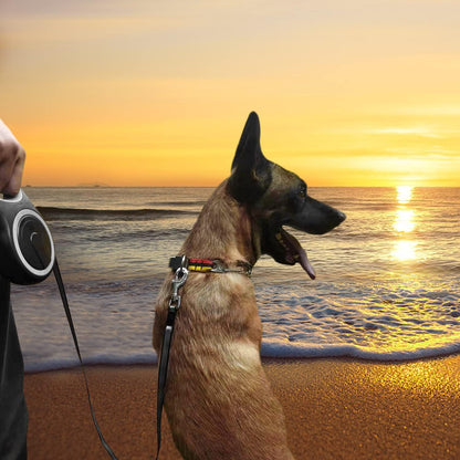 Authentic Mk-Def retractable dog leash packaging view