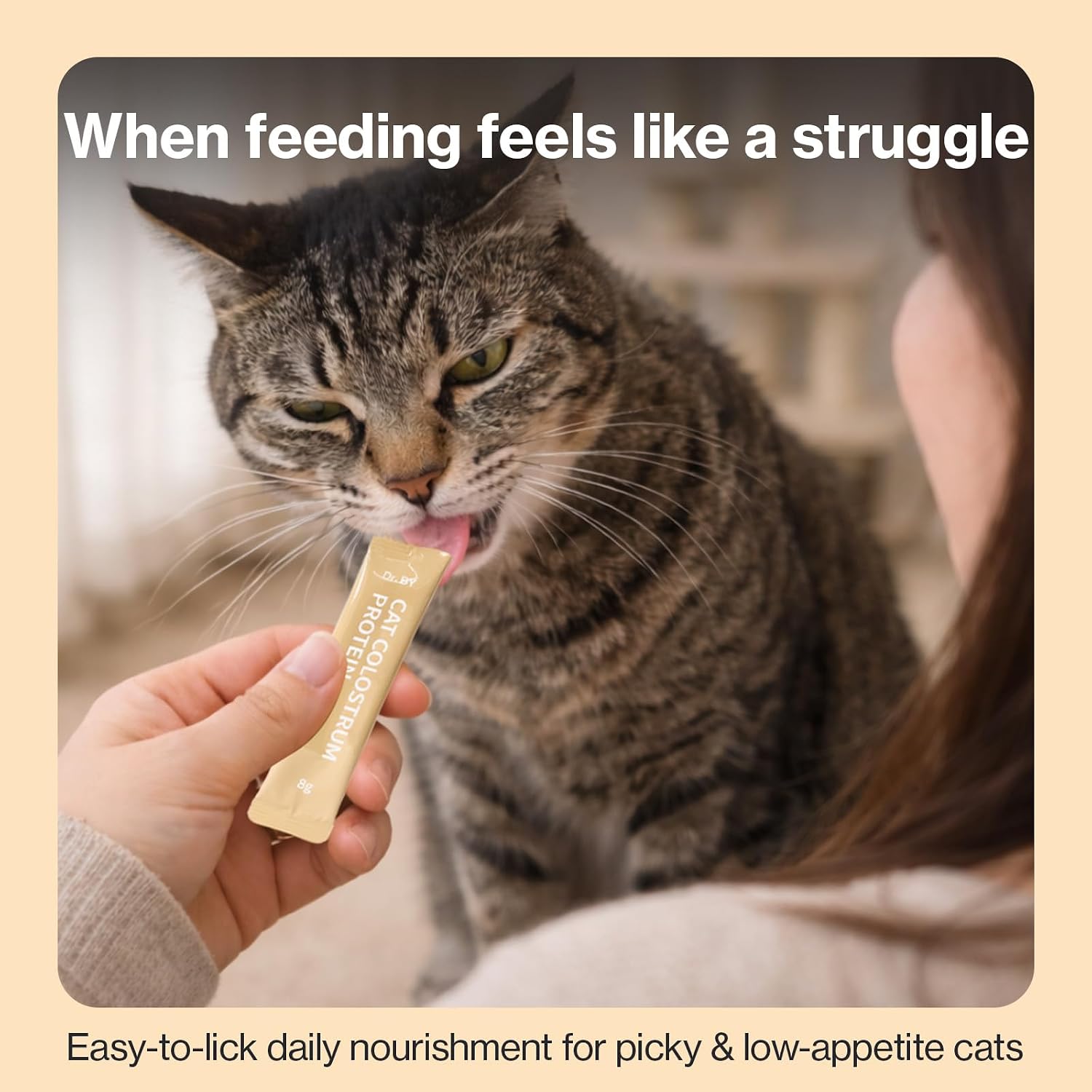 Doctor By cat supplement mixed with pet food for easy digestive health