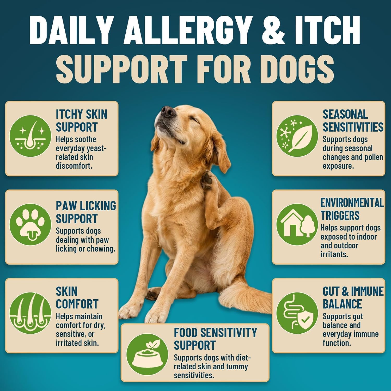 Authentic USA imported VICSOM soft chews for dog constipation and diarrhea support