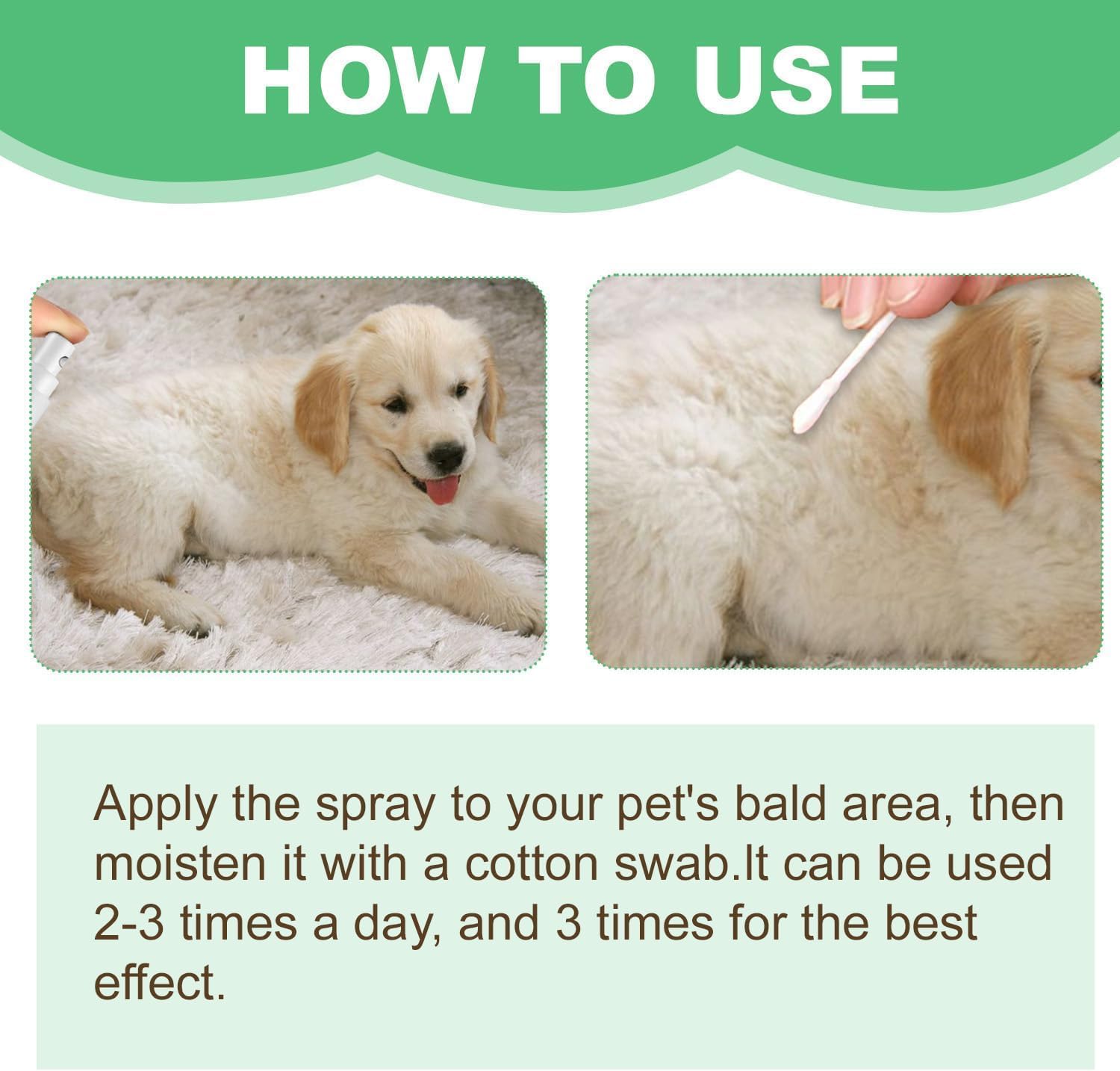 JoanofArc 30ml pet grooming spray packaging detailing natural herbal ingredients.
