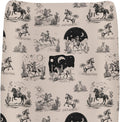 Kastlee vintage western cowboy baby changing pad cover front view