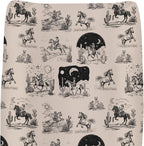 Kastlee vintage western cowboy baby changing pad cover front view