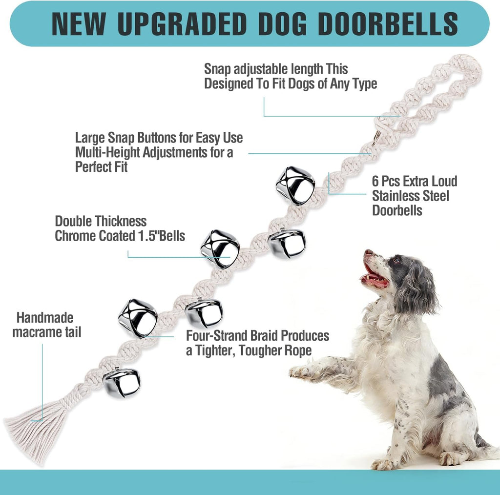 Handwoven Cooyoo potty training dog door bell