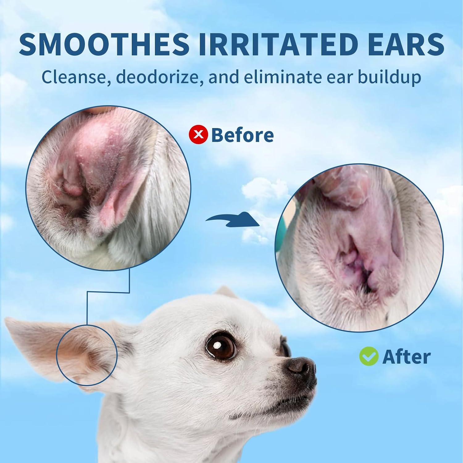Aleverpaw Tris Flush ear cleaner kit with cotton swabs