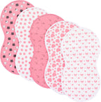 Sleepyturtle baby burp cloths pack of 5 front view pink patterns