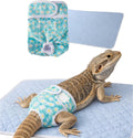 Homedy Crafts bearded dragon diaper and pad set front view