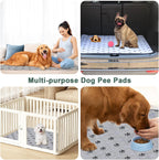 High quality stitching detail on Jeria puppy pads