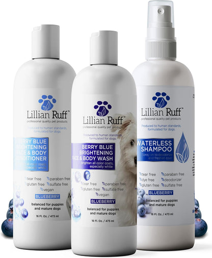Natural essential oil pet shampoo for odor elimination