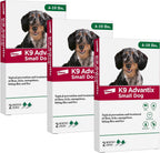 K9 Advantix small dog monthly treatment applicator tubes close up