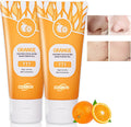 Fairytalespace orange exfoliating gel scrub front view packaging