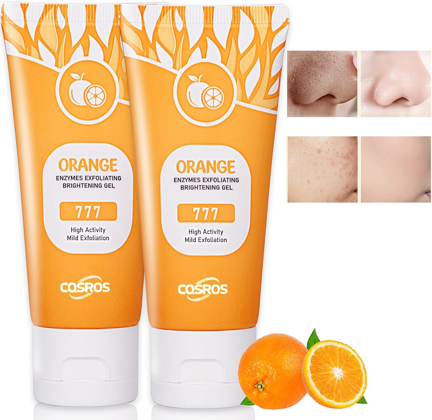 Fairytalespace Orange Exfoliating Gel Scrub front view