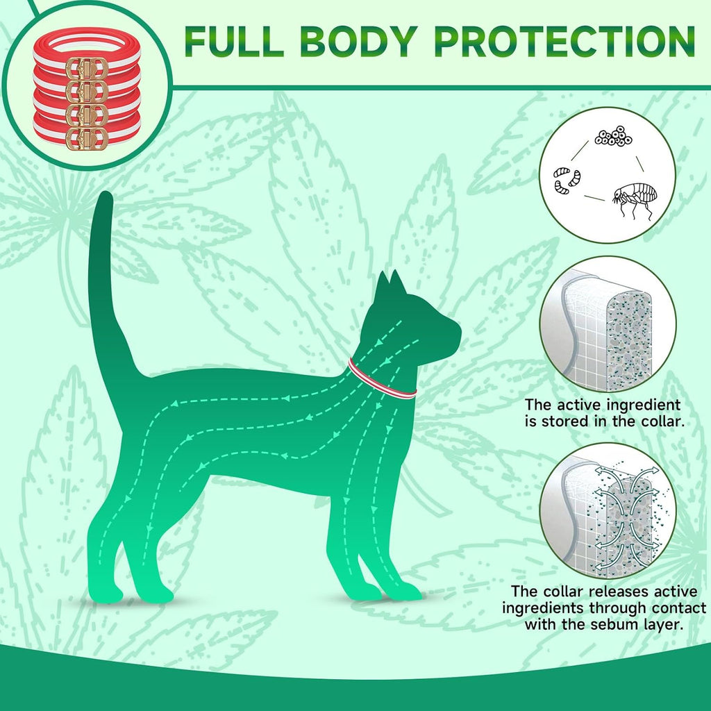 Adjustable buckle mechanism on cat flea collar