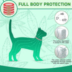 Adjustable buckle mechanism on cat flea collar