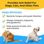Smiling Paws Pets 50 count wet wipes container on a clean background.