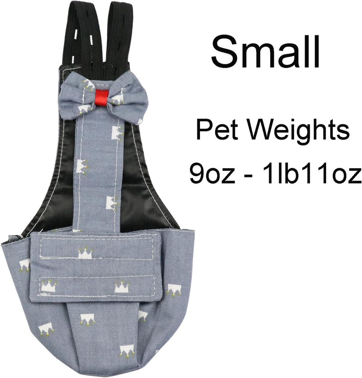 BestParts grey crown pattern duck diaper flat layout