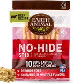 Earth Animal No Hide Stix - Long Lasting Rawhide Free Small Dog Chews Sticks, Chicken - 10 Count - Image 10