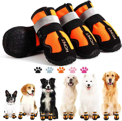 Close up of Hcpet dog boot secure closure mechanism