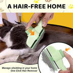 Xangnier cat and dog de shedding tool close up view of the bristle plate