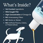 Wild caught fish oil liquid for dogs and cats joint care