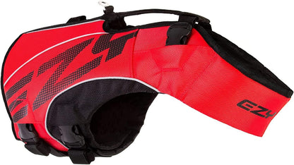 EzyDog heavy duty nylon dog life jacket back d ring attachment