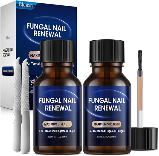 Bldaxn Toe Nail Fungus Renewal 2 Pack front view fungal treatment kit