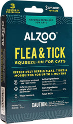 Close up of easy to apply topical tubes for feline flea and tick defense