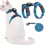 Cat Harness and Leash Set with Airtag Holder for Walking & Travelling, Escape Proof Cat Harness for Small Medium Large Kitten, Adjustable Lightweight Soft Cat Vests (Purple) - Image 13