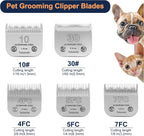 Authentic USA imported professional dog grooming blades three pack packaging view