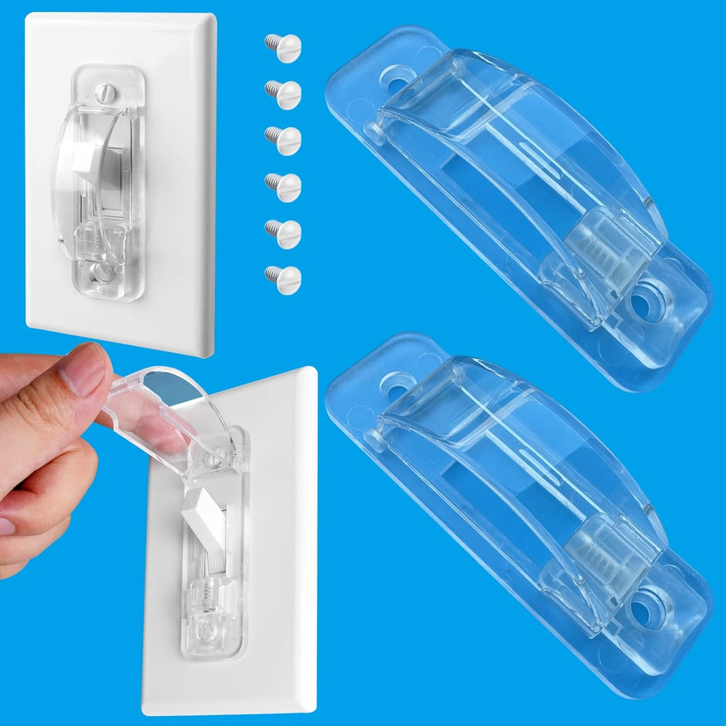 Lranfow childproof light switch guard front view