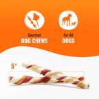 Good 'N' Fun premium beef and pork hide pet chews