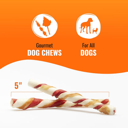 Good 'N' Fun premium beef and pork hide pet chews